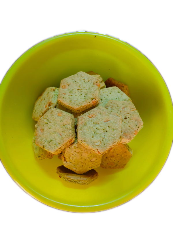 Green masala cookies